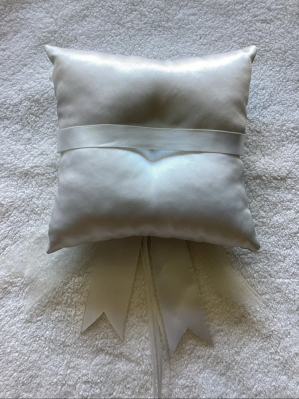 N/A ivory satin